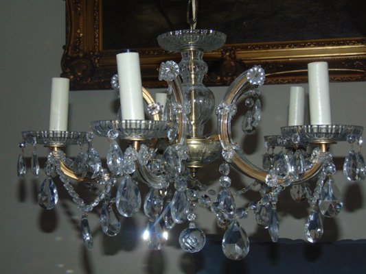 Vintage Crystal Chandelier For At Pamono Vintage Crystal Chandelier For At, Antique Crystal Chandelier Australian