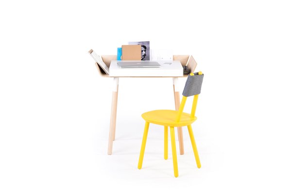 Small White My Writing Desk In Birch By Etc Etc For Emko For Sale