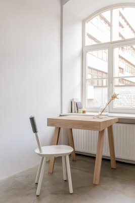 Small 4.9 Desk in Warm Lithuanian Ash by Marius Valaitis for Emko
