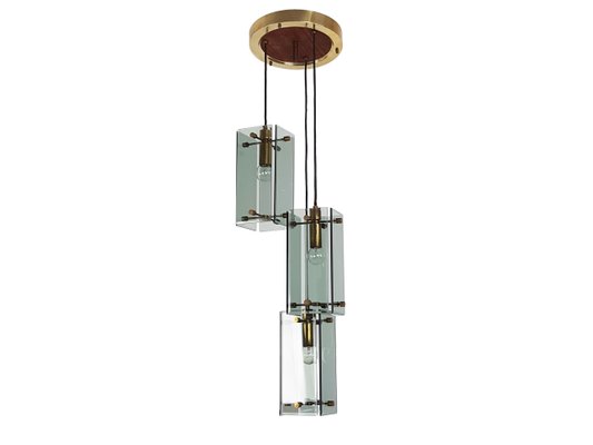 de Lámpara triple techo vintage italiana 8k0wnOP