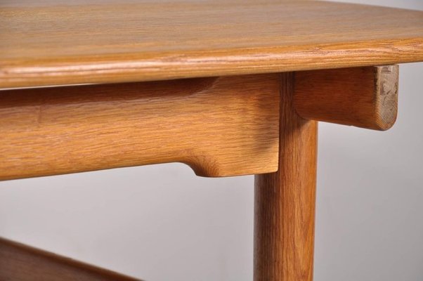 Danish Oak Dining Table By Hans J Wegner For Andreas Tuck 1950s Danish Oak Dining Table By Hans J Wegner For Andreas Tuck 1950s