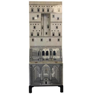Vintage Architettura Schrank Mit Rolltur Von Piero Fornasetti Fur