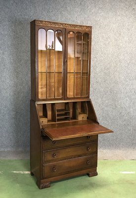 Vintage Writing Cabinet In Oak 1930s For Sale At Pamono