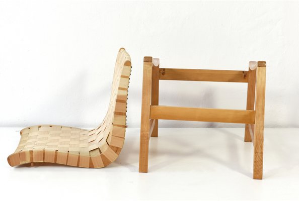 Belt Webbing Chair by Jens Risom for Knoll, 1941 for sale at Pamono