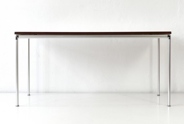 Rosewood Aluminum Work Table By Ernst Moeckl For Lubke 1964 For Sale At Pamono