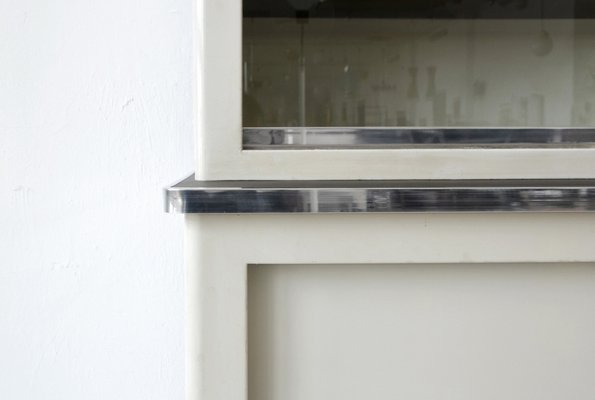 Schrank aus Metall mit Schiebetüren von Mauser Werke Waldeck Schrank aus Metall mit Schiebetüren von Mauser Werke Waldeck