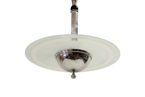 Schwedische Art Deco Deckenlampe von Bolmarks, 1930er bei Pamono kaufen Schwedische Art Deco Deckenlampe von Bolmarks, 1930er bei Pamono kaufen