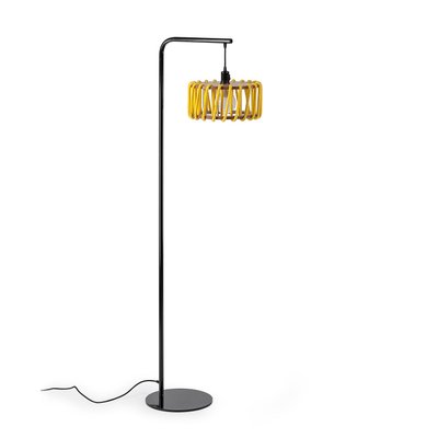 floor lamp yellow shade