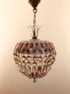 Vintage Venetian Murano Glass Light Pendant For Sale At Pamono