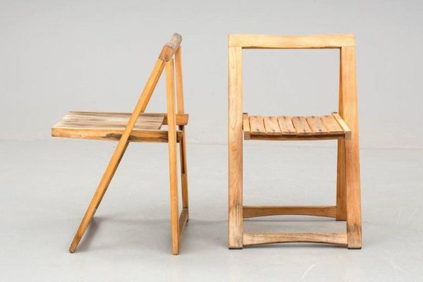 Danish Mid Century Folding Chairs Set Of 4