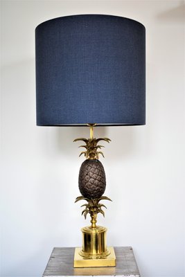 Lampe Laiton Vintage En Grande Et Ananas Bronze N8nwvm0O