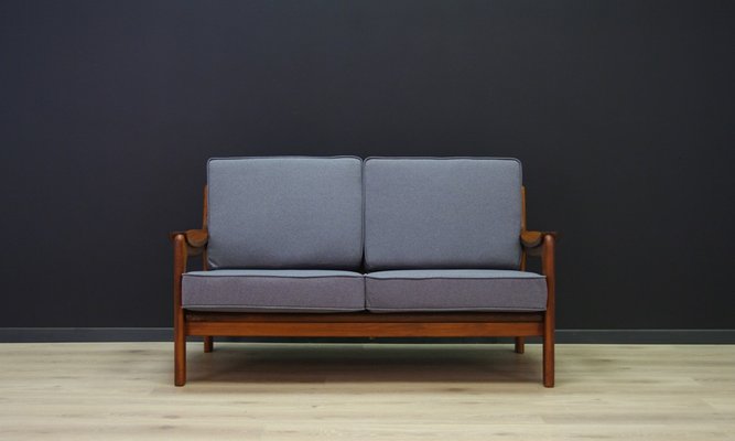 Vintage Danish Sofa With Grey Fabric For At Pamono Vintage Danish Sofa With Grey Fabric 1