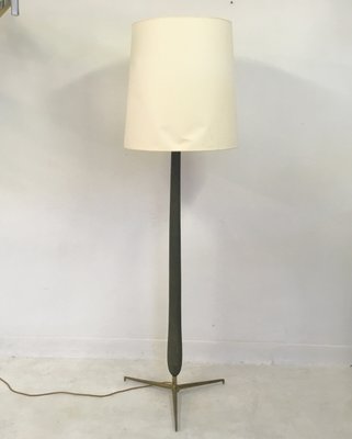 Brass Floor Lamp For At Pamono, Vintage Style Wood Floor Lamp