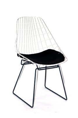 uitbarsting Op tijd Viskeus Mid-Century Wire Chair by Cees Braakman for Pastoe for sale at Pamono