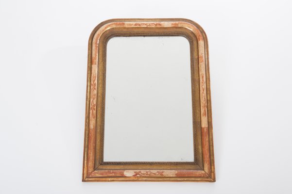 Antique Louis Philippe Mirror In Mercury Glass