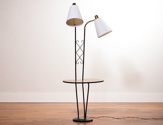side table and lamp