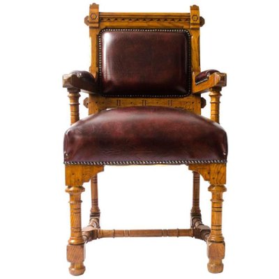 Antique Armchair By John Pollard Seddon For Seddon And Co Antique Armchair By John Pollard Seddon For Seddon And Co