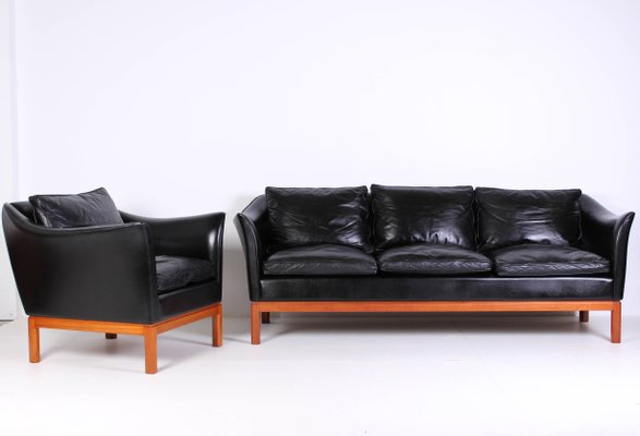 Mid Century Danish Leather Sofa Lounge Chair For At Pamono Mid Century Danish Leather Sofa Lounge Chair 2