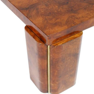 Walnut burl coffee table deals