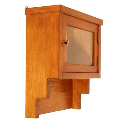 Small Art Deco Beveled Crystal Oak Wall Apothecary Or Display Cabinet For At Pamono - Small Oak Wall Cabinet Small Art Deco Beveled Crystal Oak Wall Apothecary Or Display Cabinet For At Pamono - Small Oak Wall Cabinet