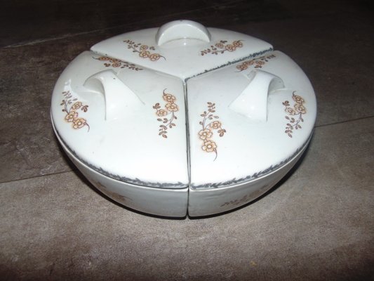 Polnische Porzellan Meeresfrüchte Schale, 1950er bei Pamono kaufen