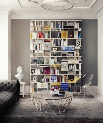 Coleccionista Bookcase From Covet Paris, Baxton Studio Barnes 6 Shelf Modern Bookcase