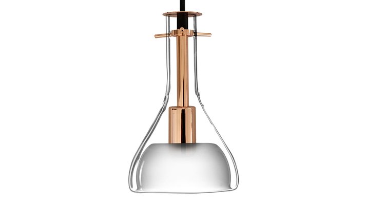 Wolkje S Rose Gold Ceiling Lamp By Fallander Glas For Akaru