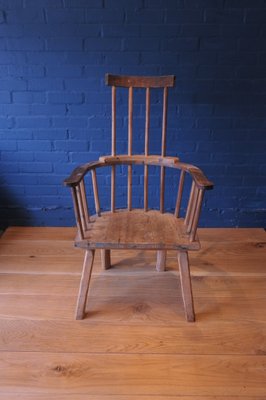 Antique Farmhouse Spindleback Armchair For Sale At Pamono