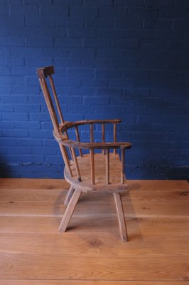 Antique Farmhouse Spindleback Armchair for sale at Pamono