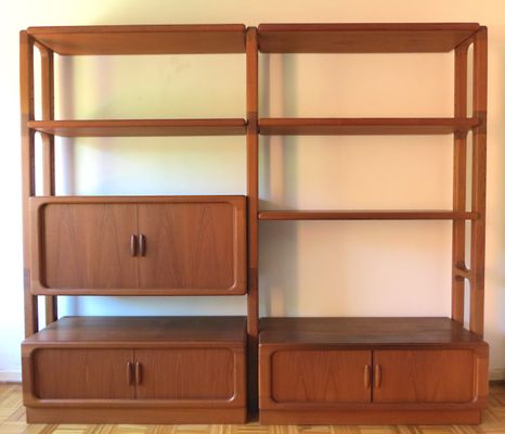 Modular Model 2000 Shelving Unit With Bar From Dyrlund 1960s For Modular Model 2000 Shelving Unit With Bar From Dyrlund 1960s 1