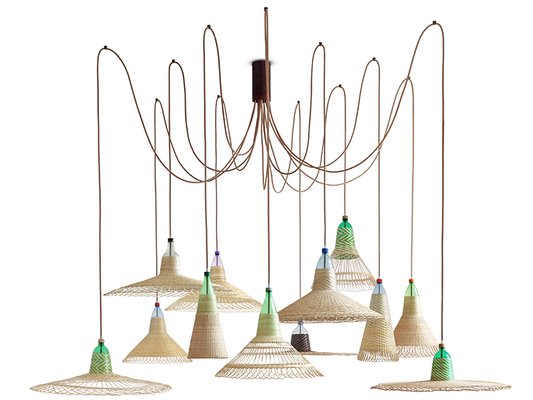 Chimbarongo 12 Light PET Lamp by Alvaro Catal n de Oc n The Exceptional