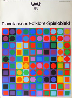 D'exposition Victor München1969 Pour Par Thomas Galerie Affiche Vasarely F13lcTKJ