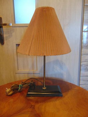 pleated table lamp