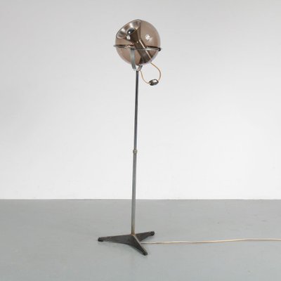 Adjustable Globe Floor Lamp by Frank Ligtelijn for Raak Globe Hanging Lamp by Frank Ligtelijn for Raak, 1960s for
