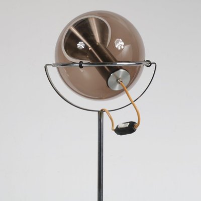 Adjustable Globe Floor Lamp by Frank Ligtelijn for Raak Globe Hanging Lamp by Frank Ligtelijn for Raak, 1960s for