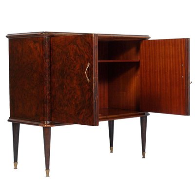 Mid Century Credenza In Burl Walnut For At Pamono Mid Century Credenza In Burl Walnut For