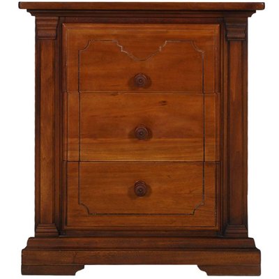 Small Chest Of Drawers In Wax Polished Walnut For Sale At Pamono