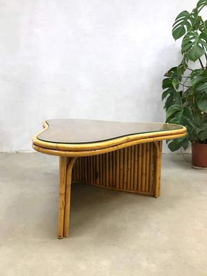 Französischer Vintage Bambus Couchtisch Bei Pamono Kaufen
