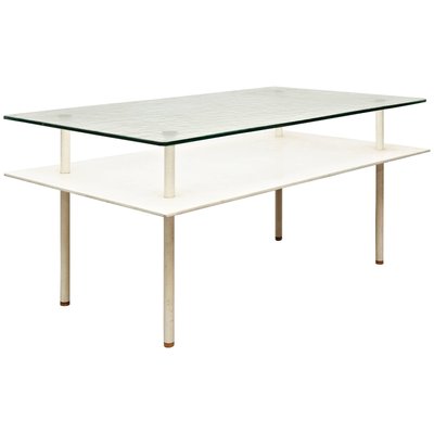 Mid century art display coffee table best sale