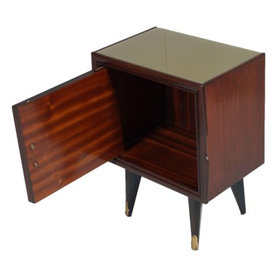 Vintage Walnut Mahogany Nightstands Set Of 2 For Sale At Pamono