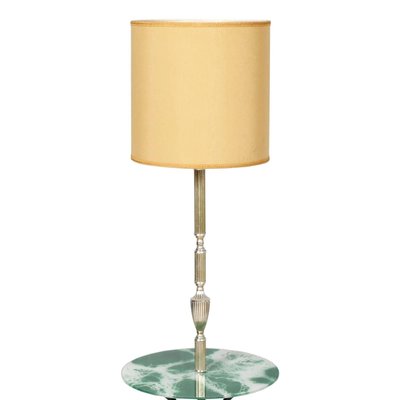 Art Deco Tripod Floor Lamp With Coffee, Vintage Lucite Floor Lamp With Table Base