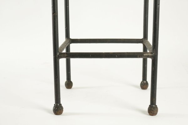 Wrought Iron Glass Console Tables 1980s Set Of 2