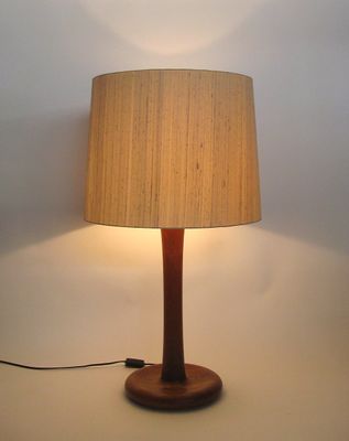 Large Vintage Danish Teak Table Lamp From Dyrlund For At Pamono Large Vintage Danish Teak Table Lamp From Dyrlund 2