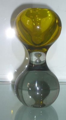 Hourglass Shaped Vase In Murano Glass 1950s For Sale At Pamono
