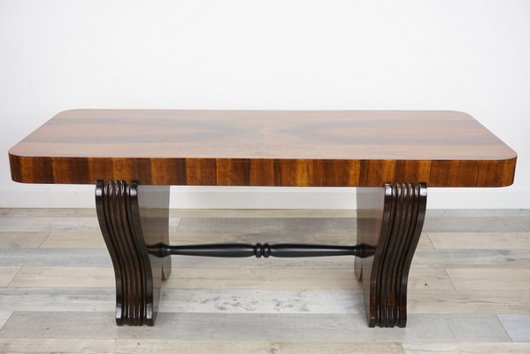 Art Deco Wooden Coffee Table For At Pamono Art Deco Wooden Coffee Table 1