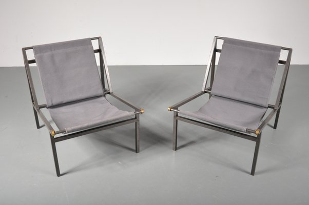Metal Sling Chairs 1950s Set Of 2 For At Pamono Metal Sling Chairs 1950s Set Of 2 1