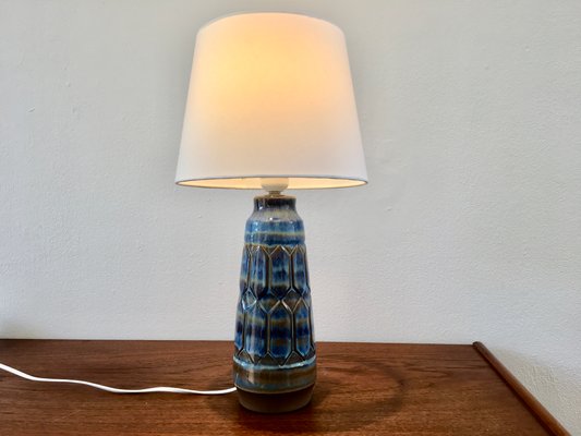 grey ceramic table lamp