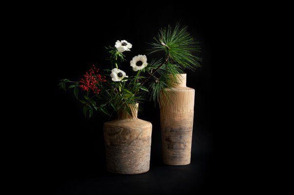 Vaso alto Alberi in pino di Gumdesign per Hands on Design in vendita su  Pamono