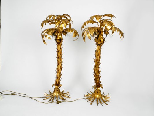 Brass Palm Tree Floor Lamps By Hans, Brass Palm Tree Floor Lamp