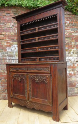 Antique French Oak Two Part Dresser For Sale At Pamono